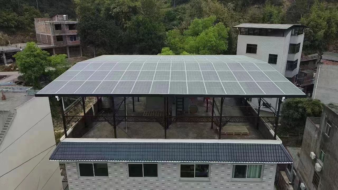 茌平15kw+10kwh自建别墅家庭光伏储能系统